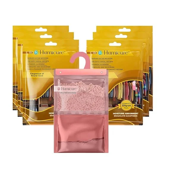 Humicure Moisture Absorber Hanging Bags - 220g / 500ml Lemon Grass 6