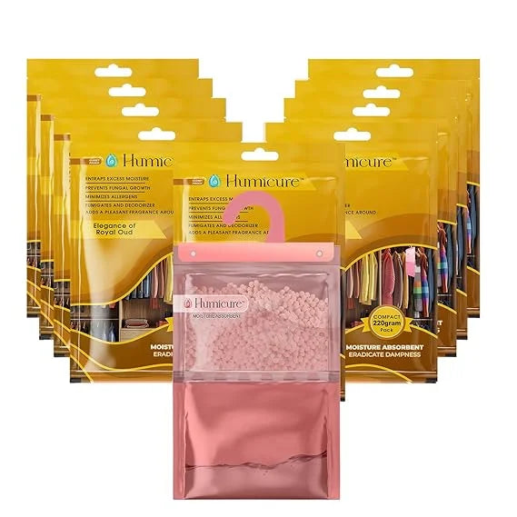 Humicure Moisture Absorber Hanging Bags - 220g / 500ml Lemon Grass 12