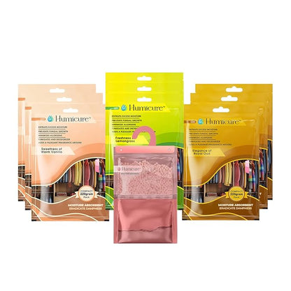Humicure Moisture Absorber Hanging Bags - 220g / 500ml Warm Vanilla 12