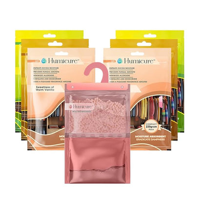 Humicure Moisture Absorber Hanging Bags - 220g / 500ml Warm Vanilla 9