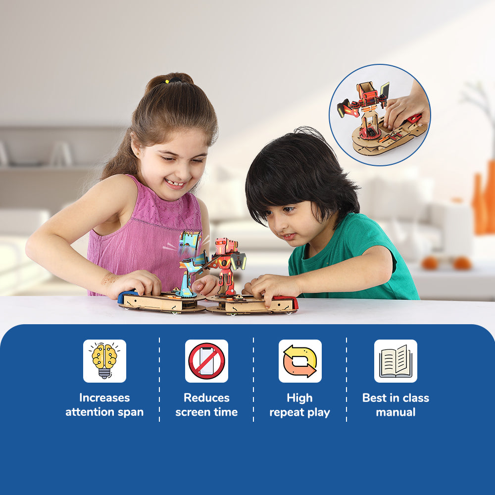 Smartivity STEM Warriors clash of cyborgs STEM Toy for Kids 6+