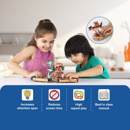 Smartivity STEM Warriors clash of cyborgs STEM Toy for Kids 6+