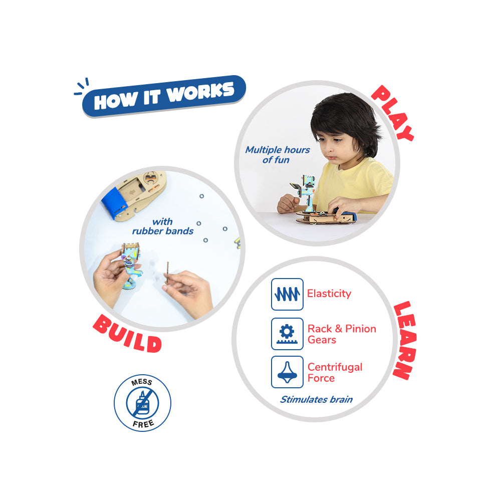 Smartivity STEM Warriors clash of cyborgs STEM Toy for Kids 6+
