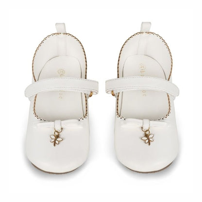 White Butterfly Ballerina & Clip Combo