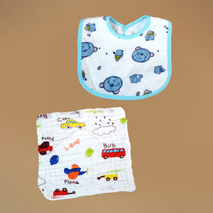 13 pcs Blue Monkey soft Satin pouch Newborn Hamper /Gift Box for Baby, 0-6 months