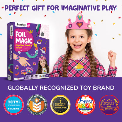 Smartivity Foil Magic - Creative Jewelry Studio STEM Toy for Kids 4+