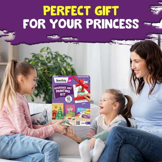 Smartivity Squeegee Art Painting Kit STEM Toy for Kids 6+