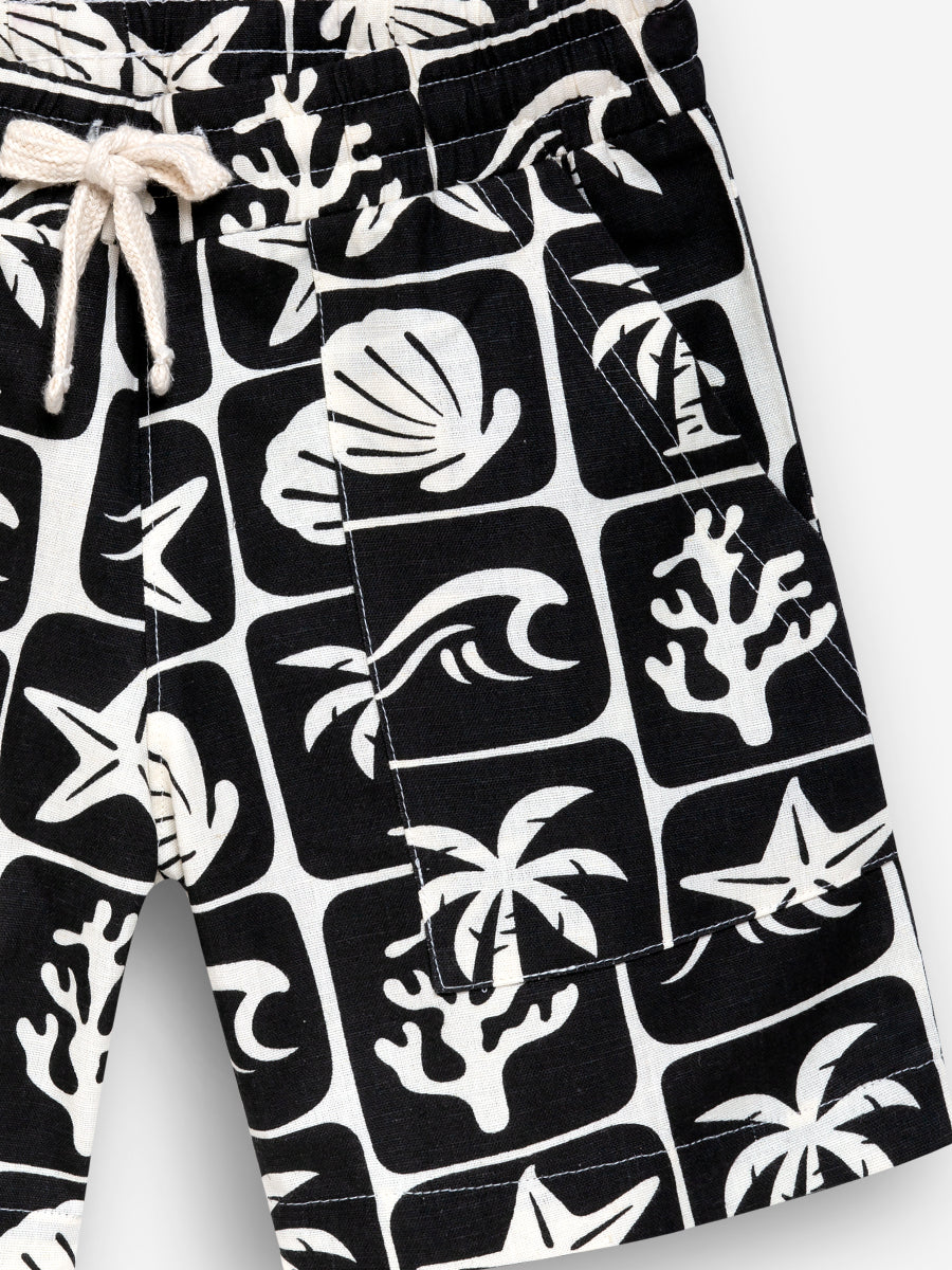 Coast at Midnight Shirt and Short Set