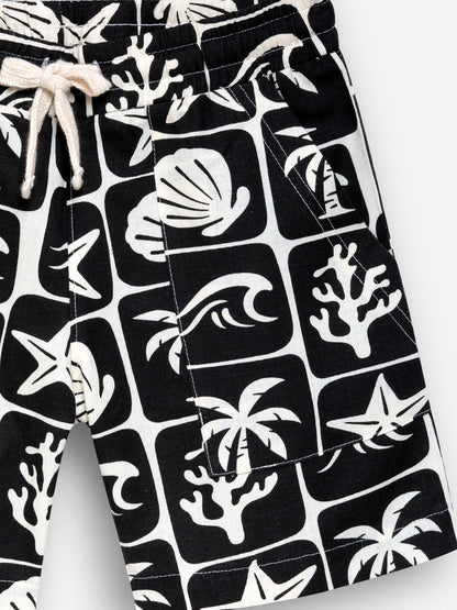 Coast at Midnight Shirt and Short Set