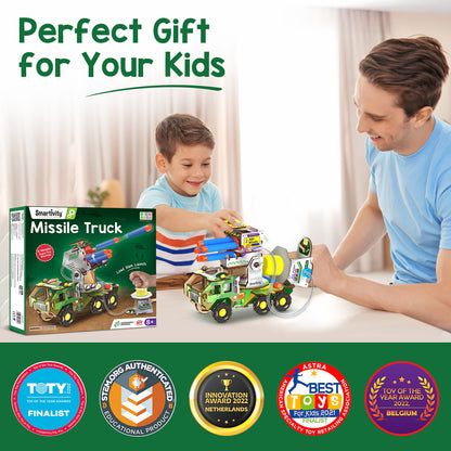 Smartivity Missile Truck STEM Toy for Kids 8+