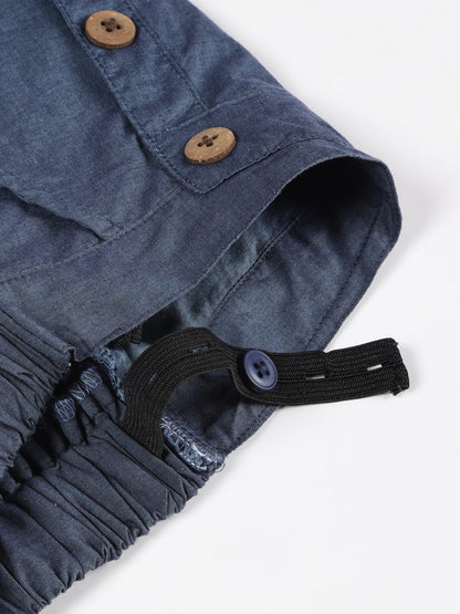 Play Free Denim Skort (Skirt + Shorts) in Blue