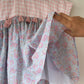 Tassel dress in sky blue butterfly