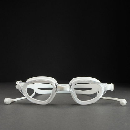 White Cat eye Shape Frame Anti-Fog UV Protection Leakproof design Swim Goggles for Adults