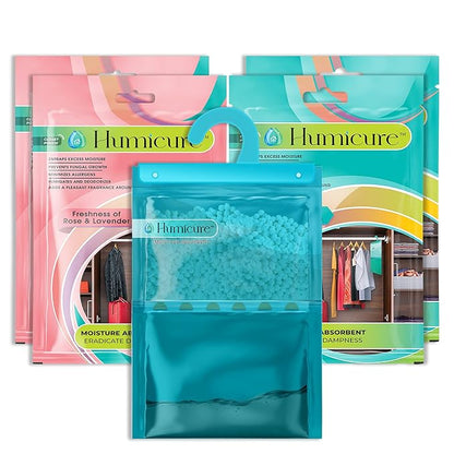 Humicure Moisture Absorber Hanging Bags - 400g / 1L Ocean Breeze 3