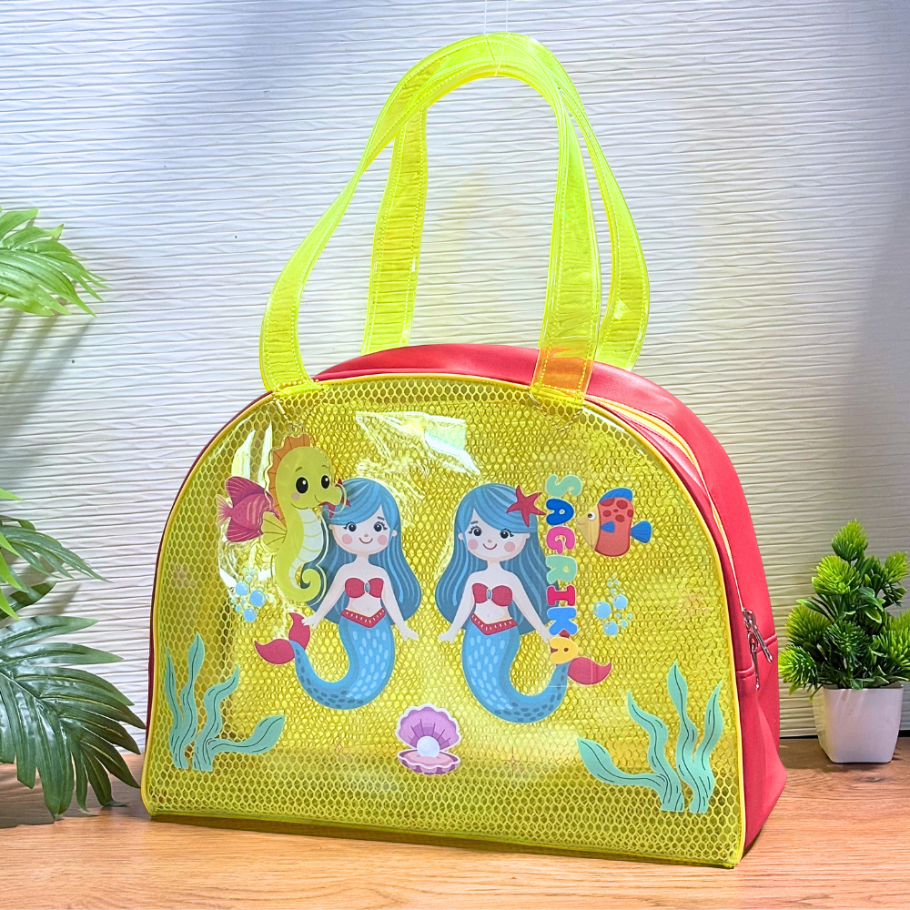 Mermaid Yellow Neon Jelly D Bag