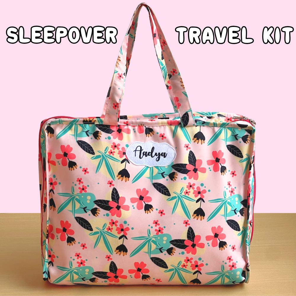 Floral patterned travel bag