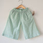 Wander co-ord Set in sage green rhombus