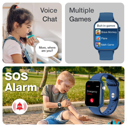 Sekyo Magic Pro Kids Smartwatch with Calling | Live & Accurate GPS Tracking, Video Call, SOS Alert, Route History, Pedometer & Games | 4G/5G SIM Support | Parent App & Habit Coach | Boys & Girls