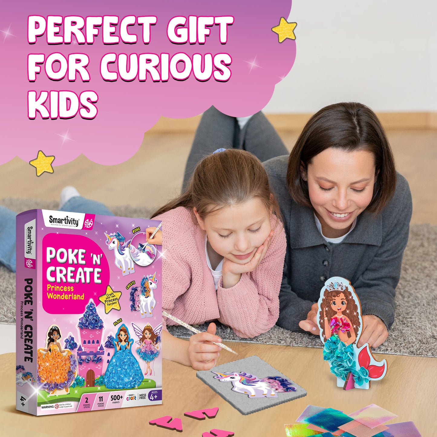 Smartivity POKE 'N' CREATE - Princess Wonderland STEM Toy for Kids 4+