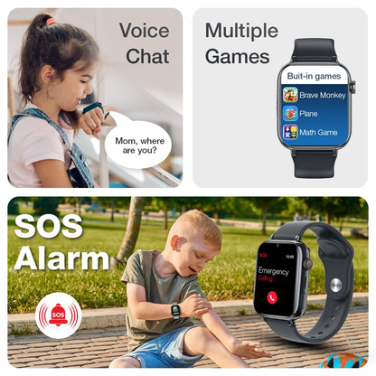 Sekyo Magic Pro Kids Smartwatch with Calling | Live & Accurate GPS Tracking, Video Call, SOS Alert, Route History, Pedometer & Games | 4G/5G SIM Support | Parent App & Habit Coach | Boys & Girls