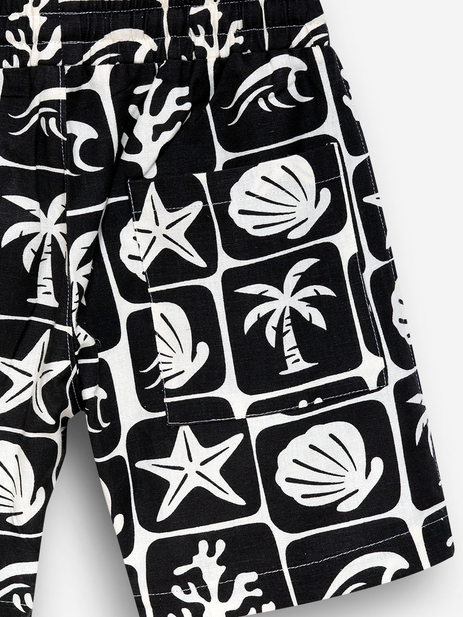 Coast at Midnight Shirt and Short Set