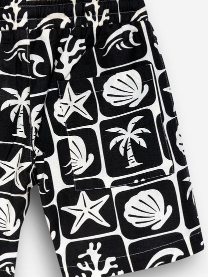 Coast at Midnight Shirt and Short Set
