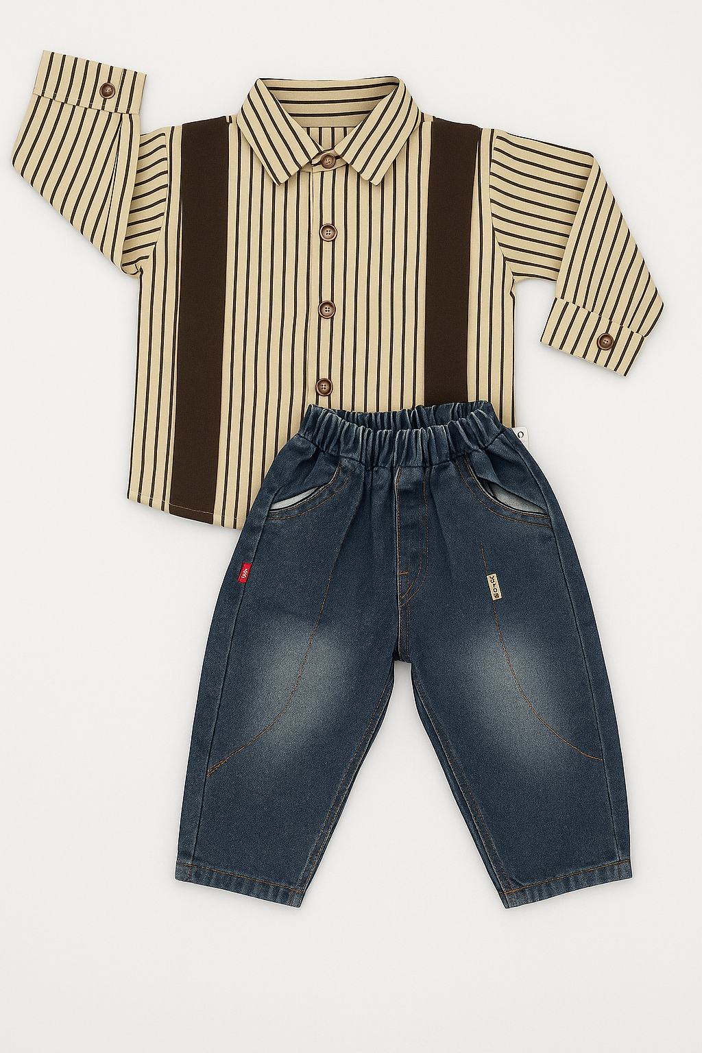 Printed Half Sleeves Shirt and Shorts Clothing Set For Boys and Girls