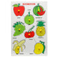 Wooden Peg Fruit and Vegetables Puzzle Combo