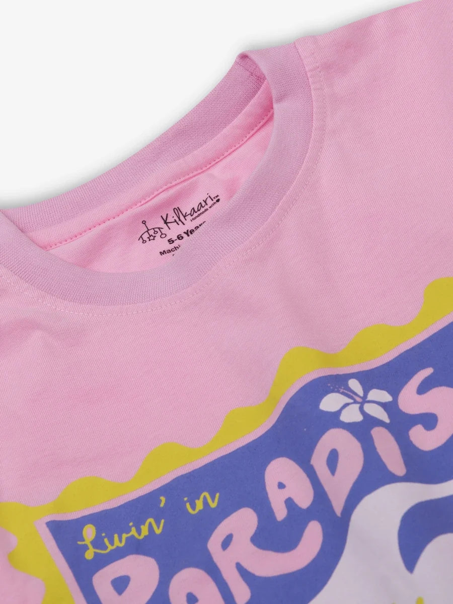 Paradise Playtime Oversized Cycling Shorts Set image 2