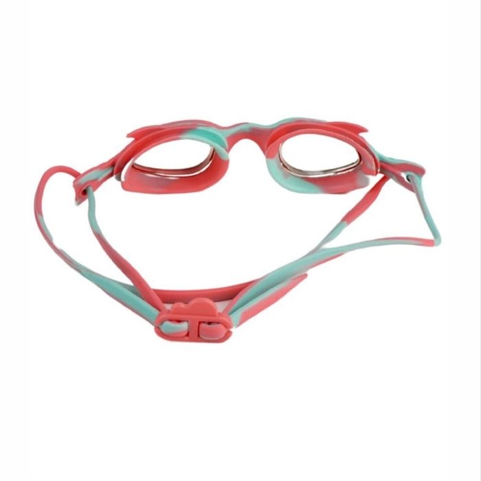 Pink & Mint Fishtail Designed Frame, Anti-Fog UV Protection Leakproof Design Swim Goggles for Kids, 3 years - 8 years