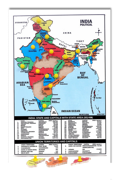 India Map Puzzle Puzzle