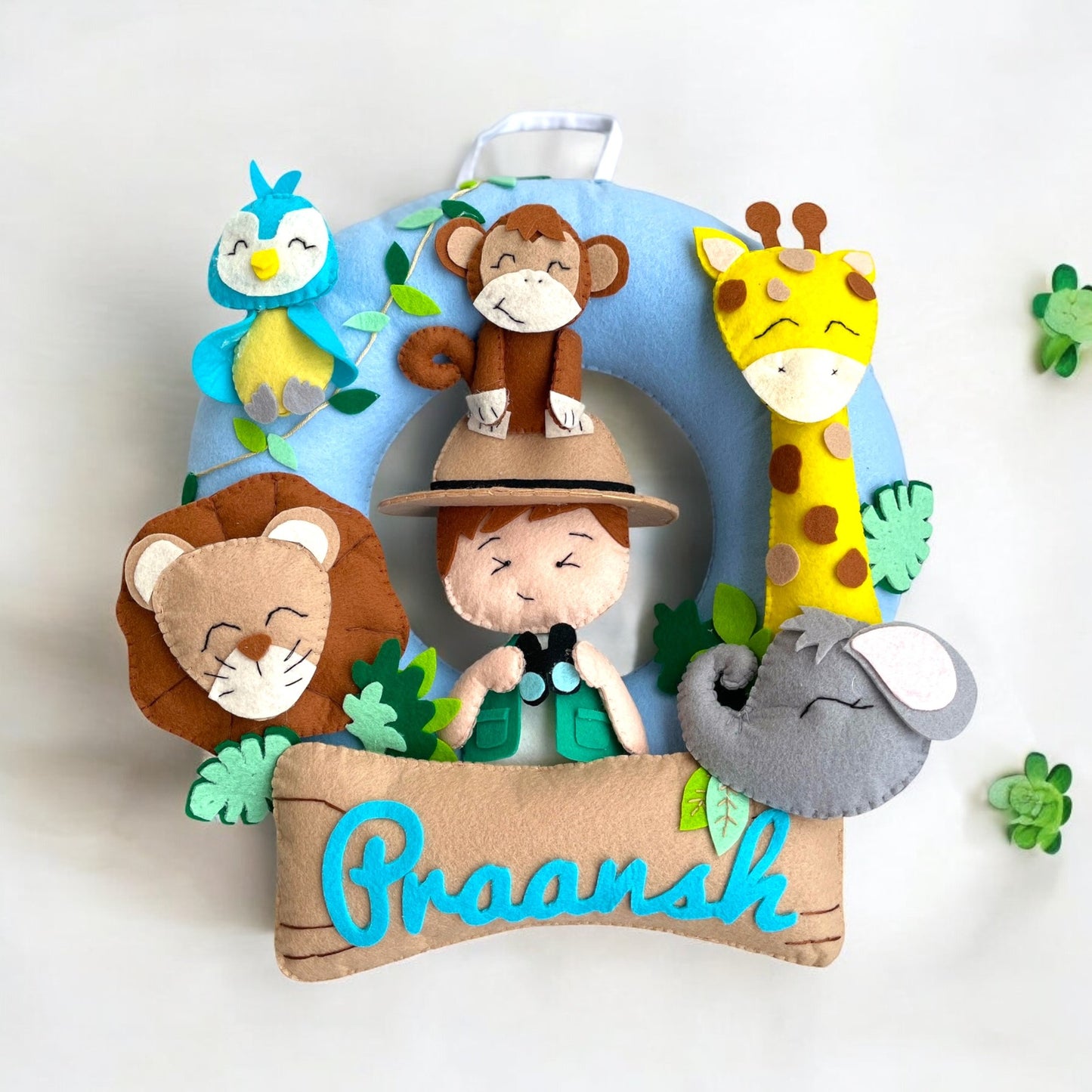 Safari Boy Wall Hanging