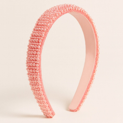 Choko Pearl Beaded Hairband for Girls Elegant Party and Celebration Wear Style