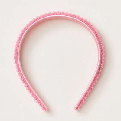 Choko Pearl Beaded Hairband for Girls Elegant Party and Celebration Wear Style
