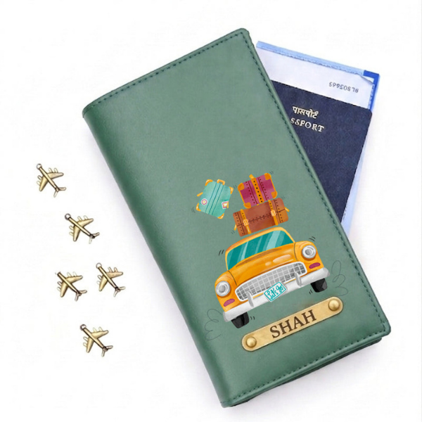Family Travel Organizer- For 4 Passports