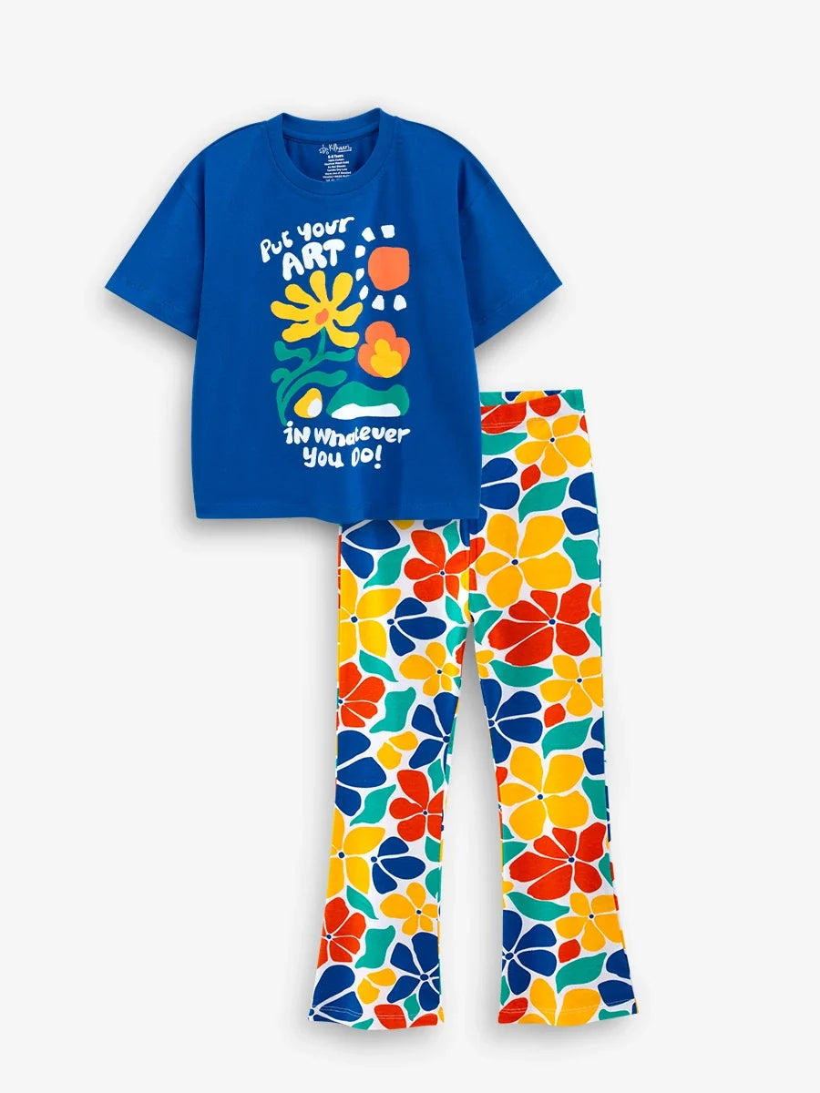 Put your Art in Whatever you Do (Bootcut pant Set)