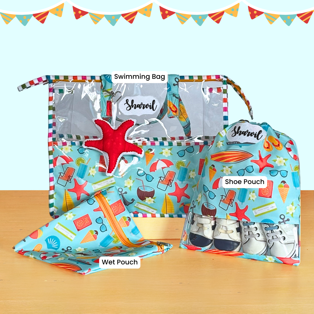 swimming bag, shoe pouch for kids