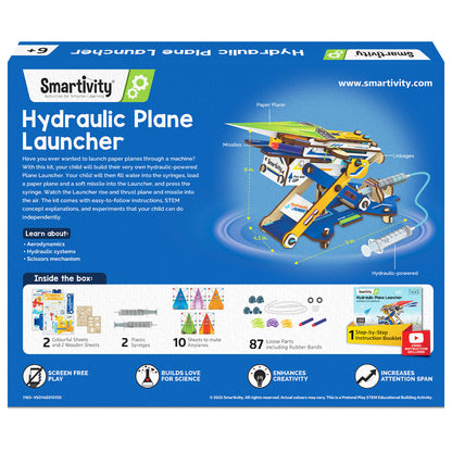 Smartivity Hydraulic Plane launcher STEM Toy for Kids 6+