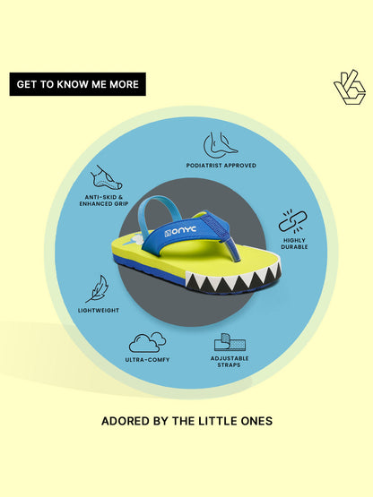 Premium Shark Flipflops - Neon Green