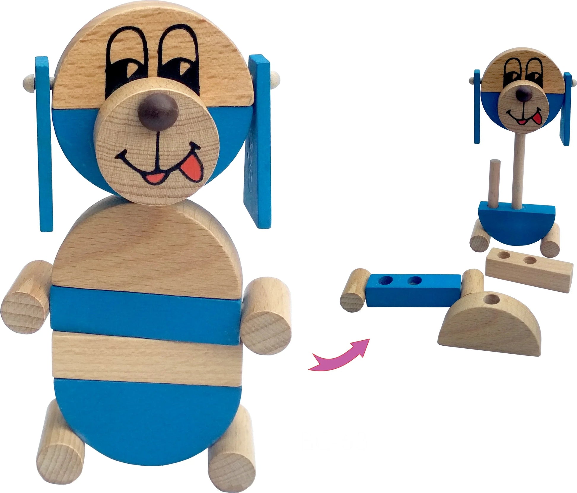 Construct-A-Dog Puzzle