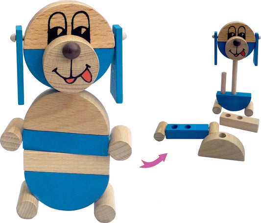 Construct-A-Dog Puzzle