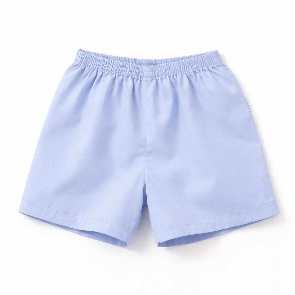 Cotton Co-ord Set with Bicycle Patch | Light Blue Shirt & Shorts Summer Outfit for kids