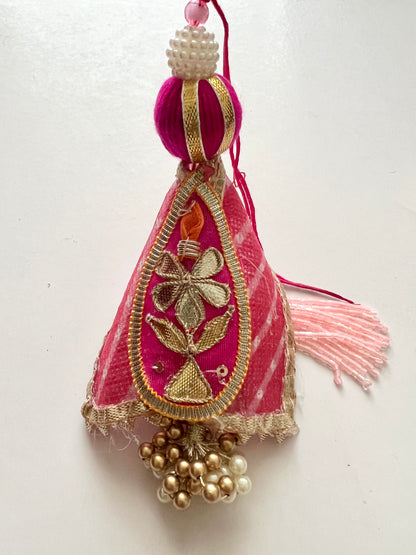 Bahaar Gota Patti Rakhi and Lumba Set