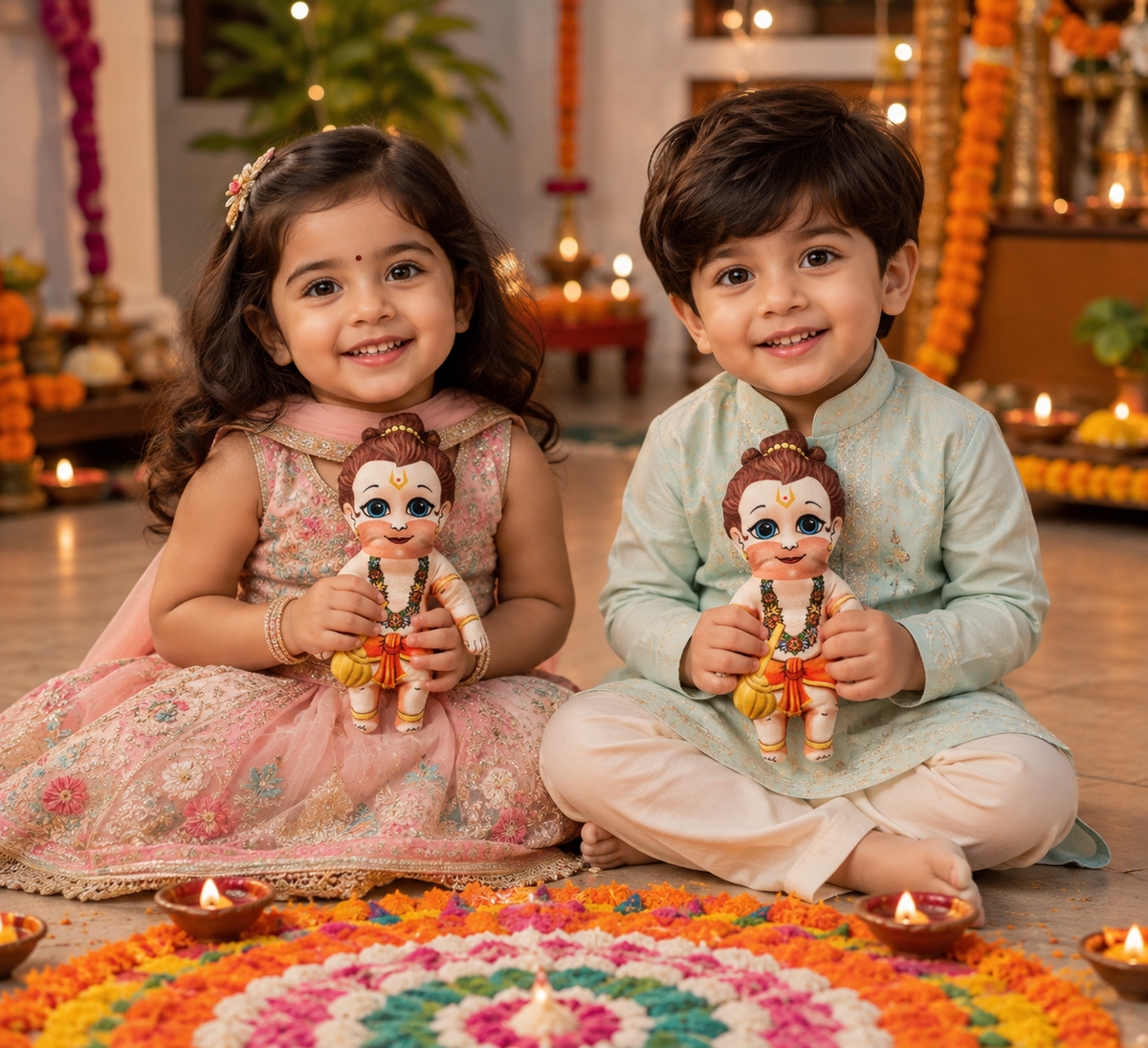 Lord Hanuman Plush Doll