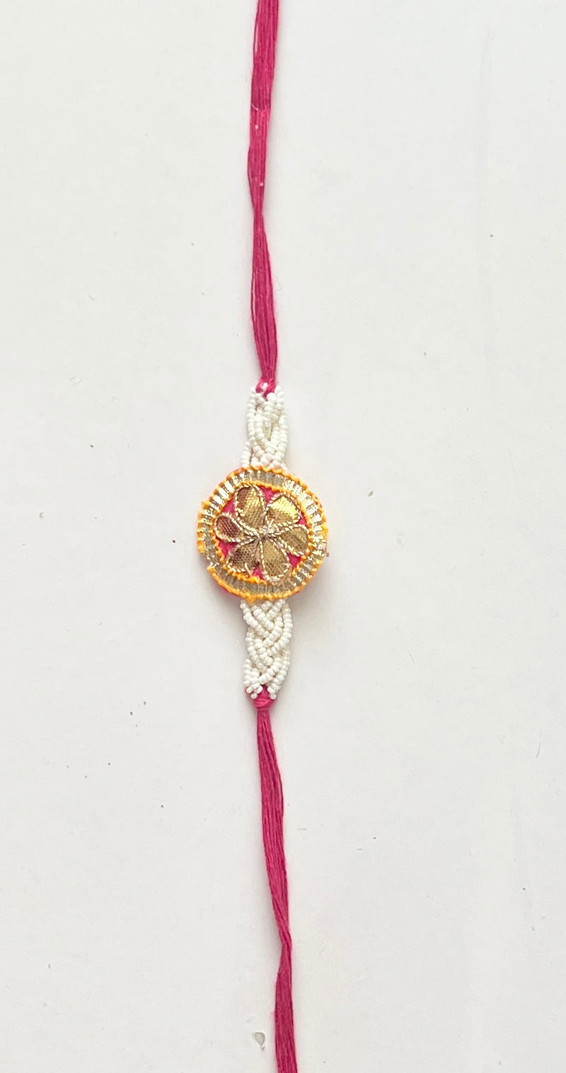 Barkat Gota Patti Rakhi and Lumba Set