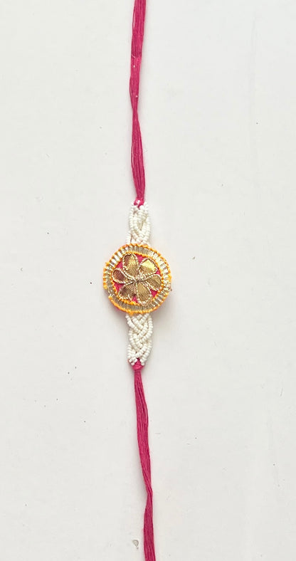 Barkat Gota Patti Rakhi and Lumba Set
