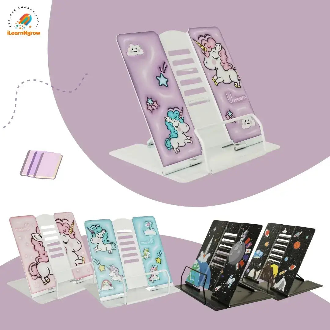 Kids Book Shelves & Book Reading Stand – Organize & Read | Early Learning Station