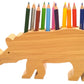 Wooden Crayon Holder