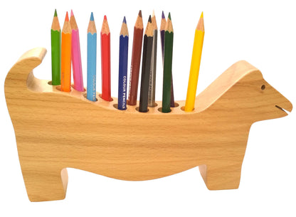 Wooden Crayon Holder