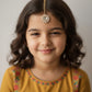Choko Girls Set of 3 Gold Floral Circular Pearl Maang Tikka